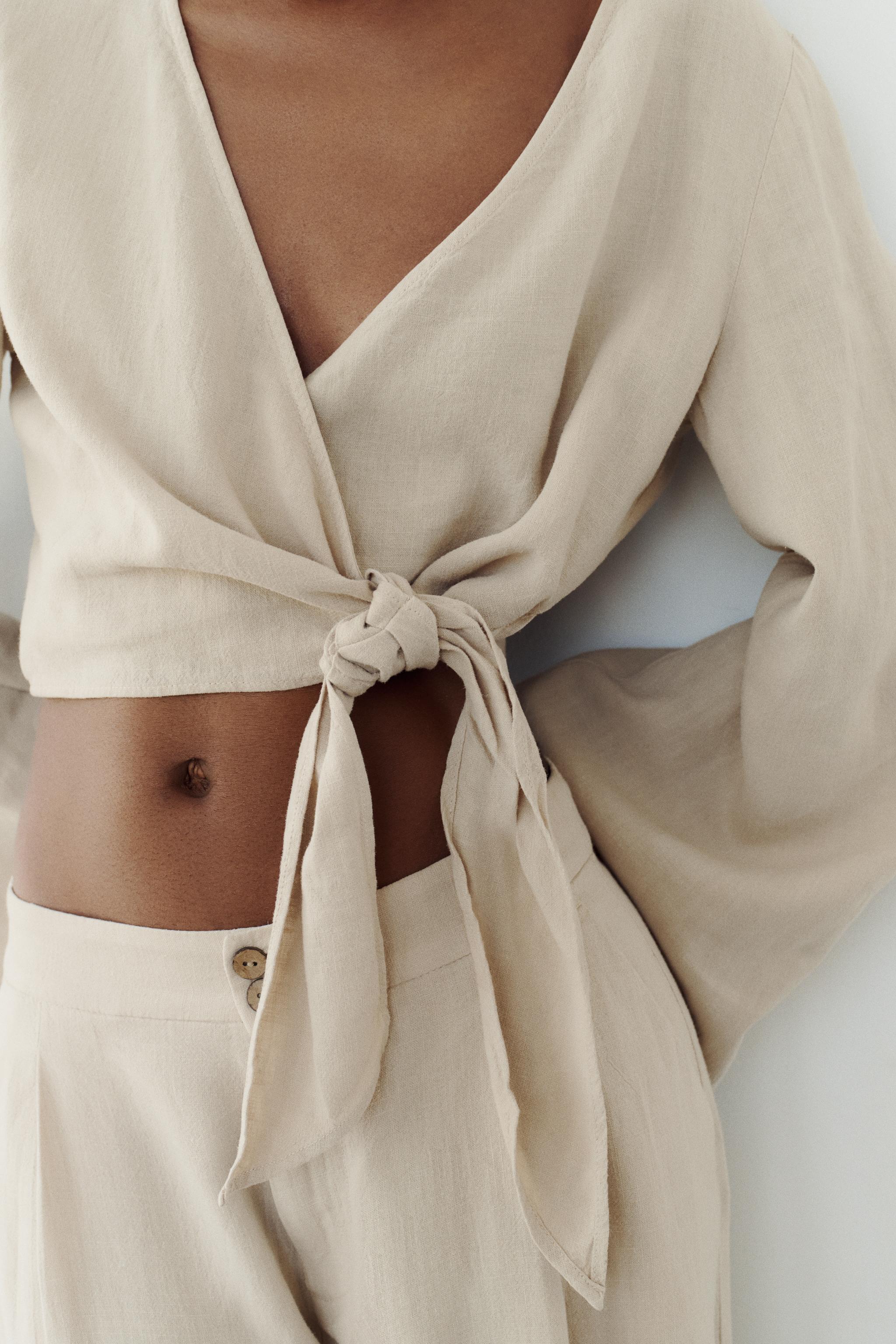 Wickelbluse zara Clearance